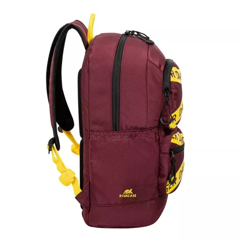 Rivacase 5421 Urban mochila para portátil de 13,3 pulgadas (33,8 cm), 14 l, rojo burdeos