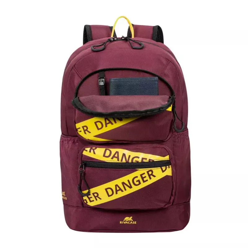 Rivacase 5421 Urban mochila para portátil de 13,3 pulgadas (33,8 cm), 14 l, rojo burdeos
