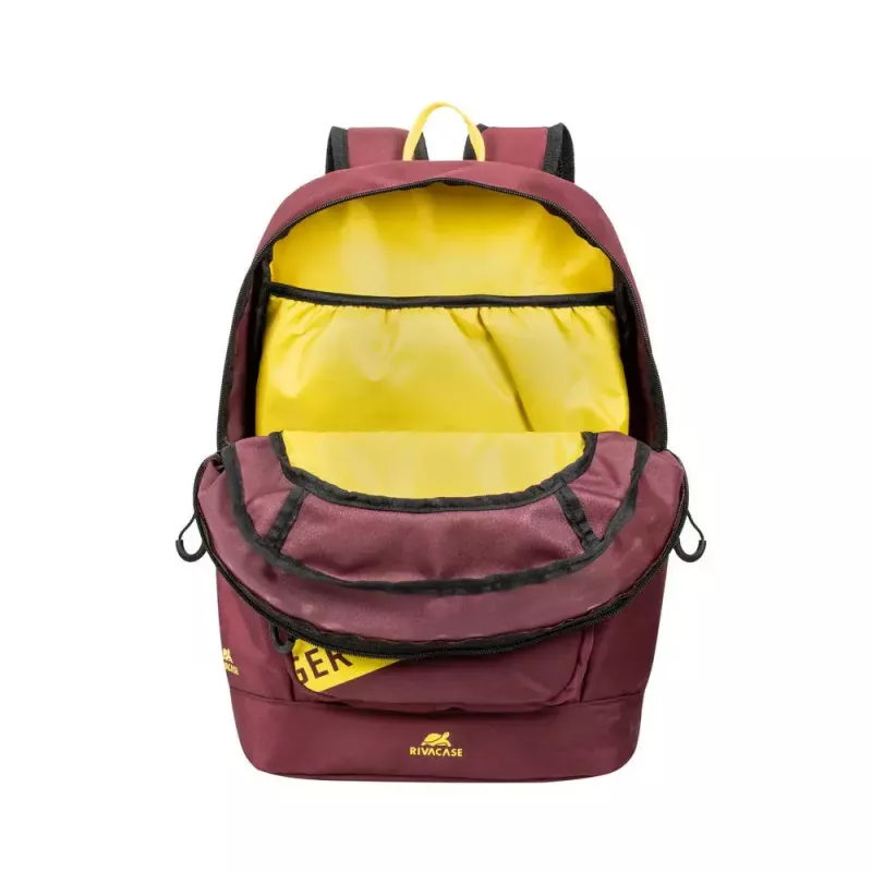 Rivacase 5421 Urban mochila para portátil de 13,3 pulgadas (33,8 cm), 14 l, rojo burdeos