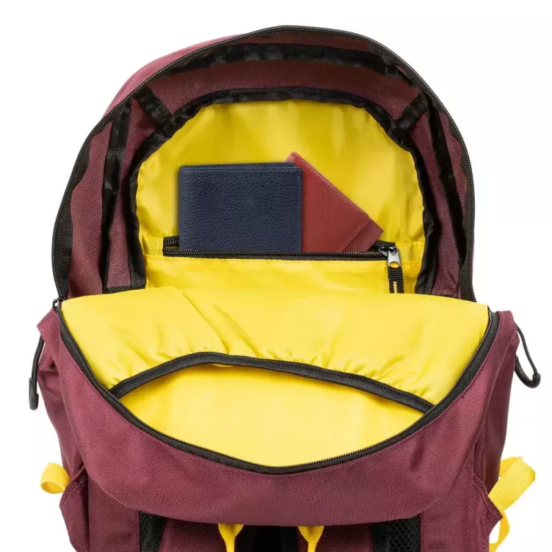 Rivacase 5421 Urban mochila para portátil de 13,3 pulgadas (33,8 cm), 14 l, rojo burdeos