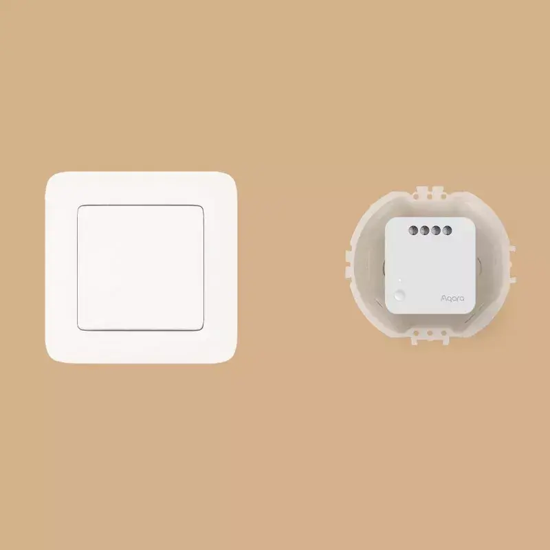 Módulo de interruptor único AQARA Smart Home T1, sin neutro (SSM-U02)