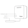 Módulo de interruptor único AQARA Smart Home T1, sin neutro (SSM-U02)
