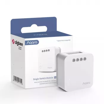 Módulo de interruptor único AQARA Smart Home T1, sin neutro (SSM-U02)