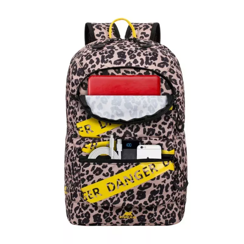 Rivacase 5421 Urban mochila para portátil de 13,3 pulgadas (33,8 cm), 14 l, leopardo