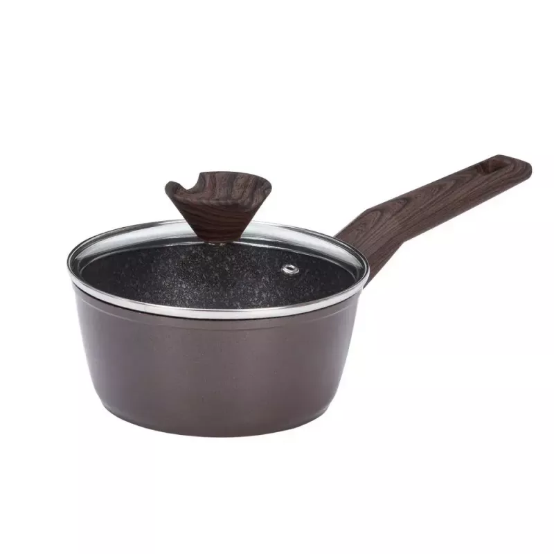 Olla Resto Kitchenware 93017 1,5 L redonda marrón oscuro
