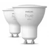 Philips Hue White GU10 bombilla inteligente, 2x400 lm, 2 unidades