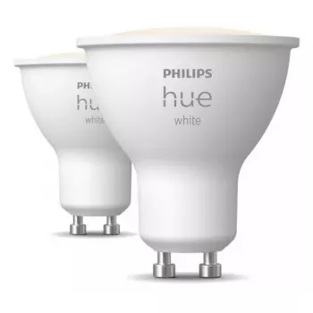 Philips Hue White GU10 bombilla inteligente, 2x400 lm, 2 unidades