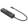 Hub USB Lindy USB 3.2 Type-C hub y convertidor Gigabit Ethernet