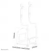 Neomounts CPU-W100 soporte para CPU negro - máx. 10 kg - universal