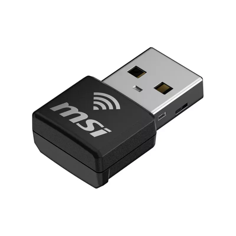 Adaptador USB MSI AX1800 Nano WiFi USB 2.0 negro