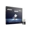 Adaptador USB MSI AX1800 Nano WiFi USB 2.0 negro
