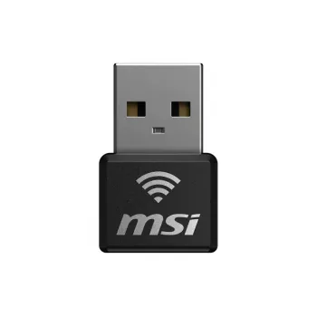 Adaptador USB MSI AX1800 Nano WiFi USB 2.0 negro