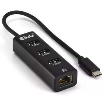 CLUB3D CSV-1549 hub de interfaces USB Type-C 5000 Mbit/s negro
