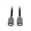 Cable Lindy 0,8 m USB 4 240 W Type-C, Anthra Line