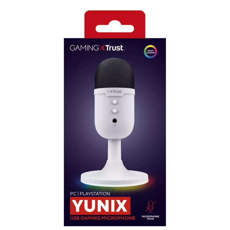 Micrófono de mesa Trust GXT 234P Yunix Blanco