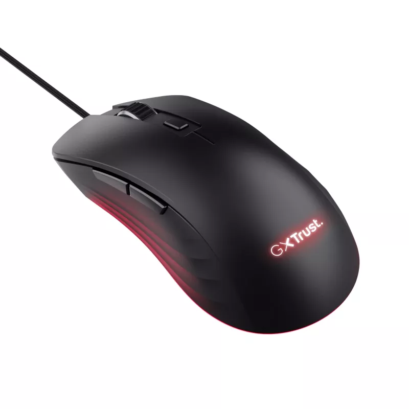 Ratón gaming Trust GXT924 YBAR+ Diestro USB Type-A Óptico 25600 DPI