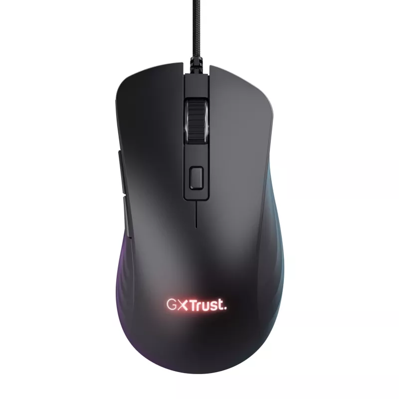 Ratón gaming Trust GXT924 YBAR+ Diestro USB Type-A Óptico 25600 DPI