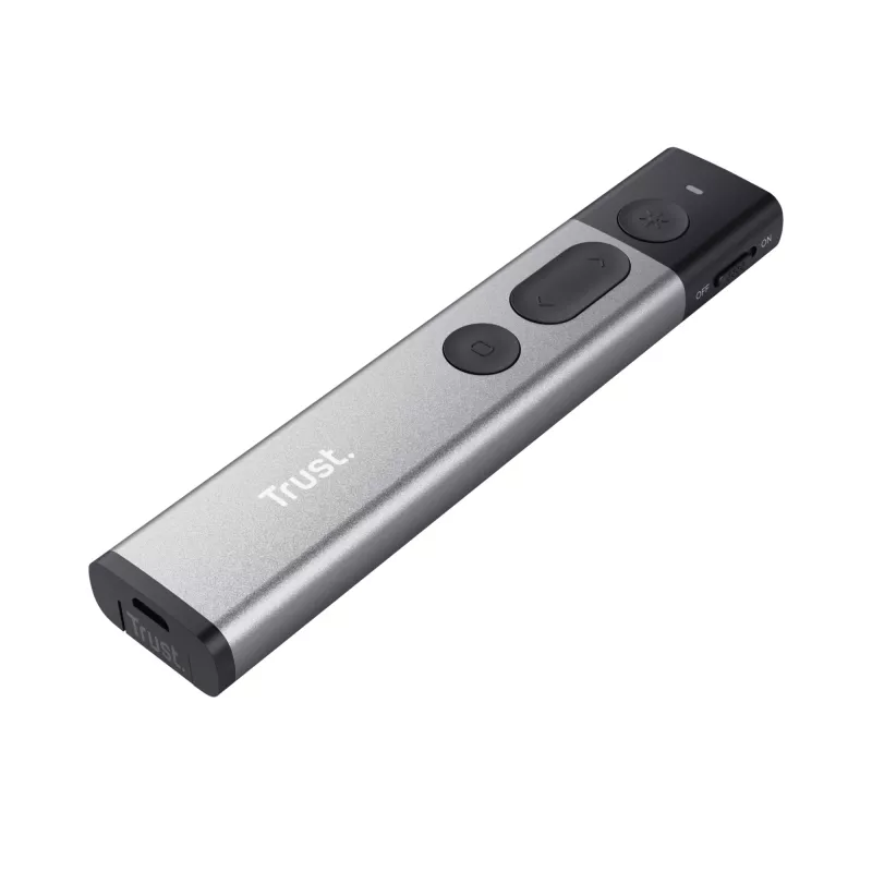Presentador inalámbrico Trust Kazun RF Aluminio, Negro