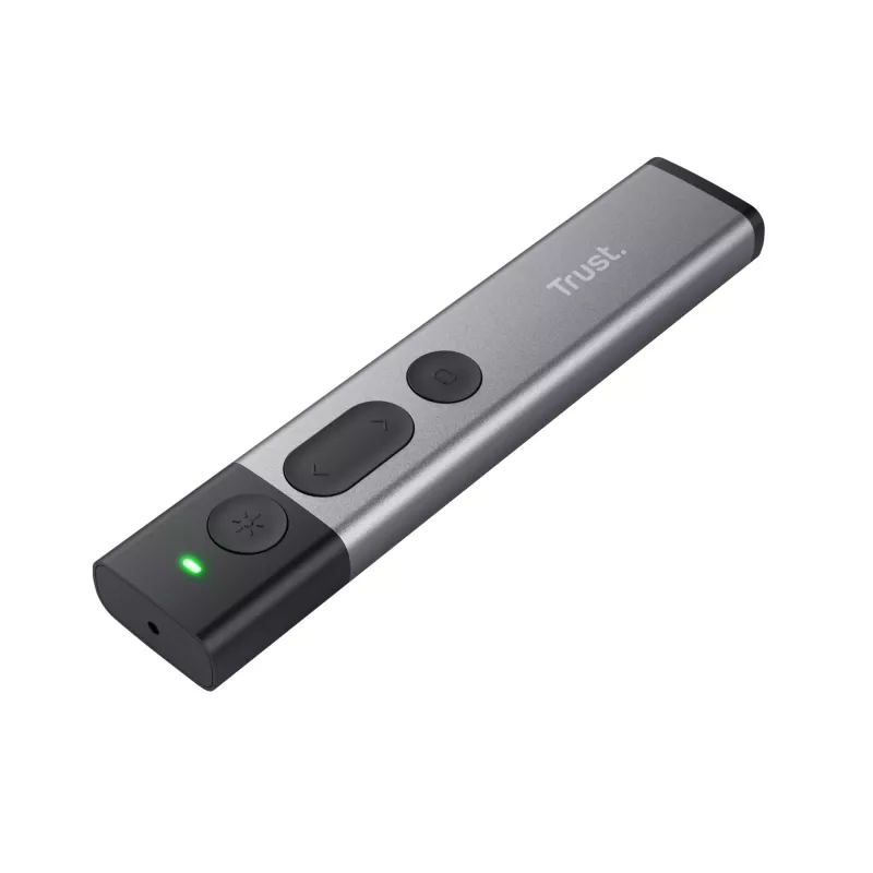 Presentador inalámbrico Trust Kazun RF Aluminio, Negro