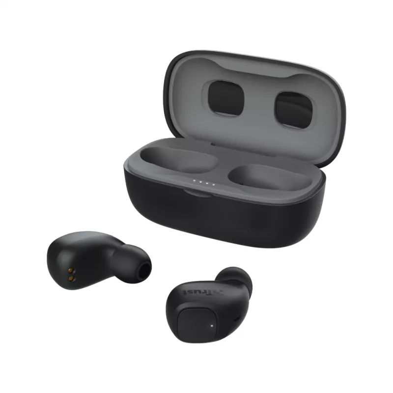Auriculares Trust Nika Compact True Wireless Stereo (TWS) In-Ear Llamadas/Música Bluetooth Negro