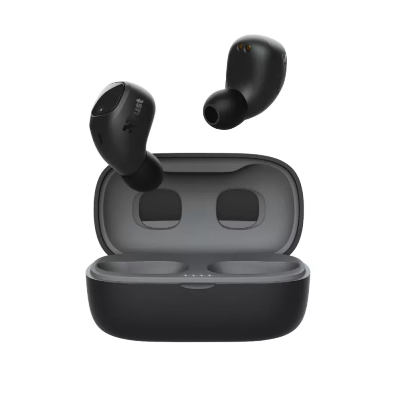 Auriculares Trust Nika Compact True Wireless Stereo (TWS) In-Ear Llamadas/Música Bluetooth Negro