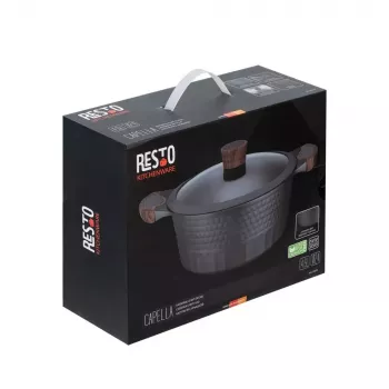 Resto Kitchenware Capella 4,6 L Redonda Madera Negra