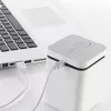 Stylies Elara COP000852 difusor de aromas, 1,3 W, para habitaciones de hasta 15 m², 2 niveles de velocidad, temporizador, alimentación por USB/pilas/adaptador, 74 x 74 x 100 mm, gris