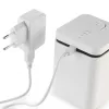 Stylies Elara COP000852 difusor de aromas, 1,3 W, para habitaciones de hasta 15 m², 2 niveles de velocidad, temporizador, alimentación por USB/pilas/adaptador, 74 x 74 x 100 mm, gris