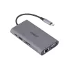 Dahua Technology Docking station 9 en 1 USB 3.1 Type-C a USB 3.0 + HDMI + RJ45 + VGA + SD/TF + PD