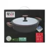 Resto Kitchenware 93906 olla multiusos, aluminio negro, 4,1 l, 28 cm