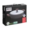 Resto Kitchenware 93906 olla multiusos, aluminio negro, 4,1 l, 28 cm