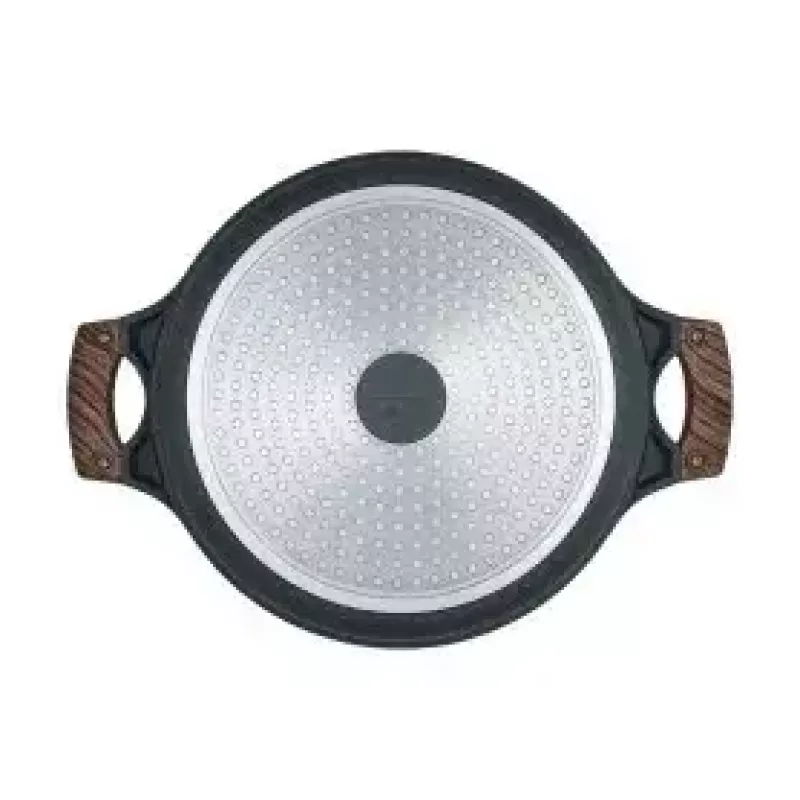 Resto Kitchenware 93906 olla multiusos, aluminio negro, 4,1 l, 28 cm