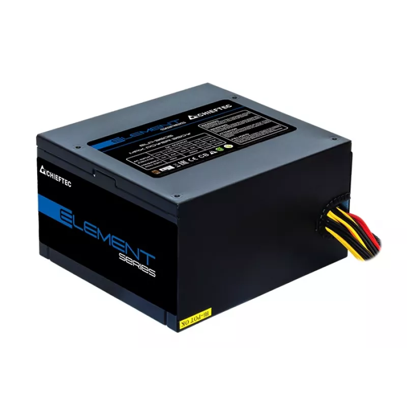 Fuente de alimentación Chieftec ELP-600S 600 W 20+4 polos ATX PS/2 Negro