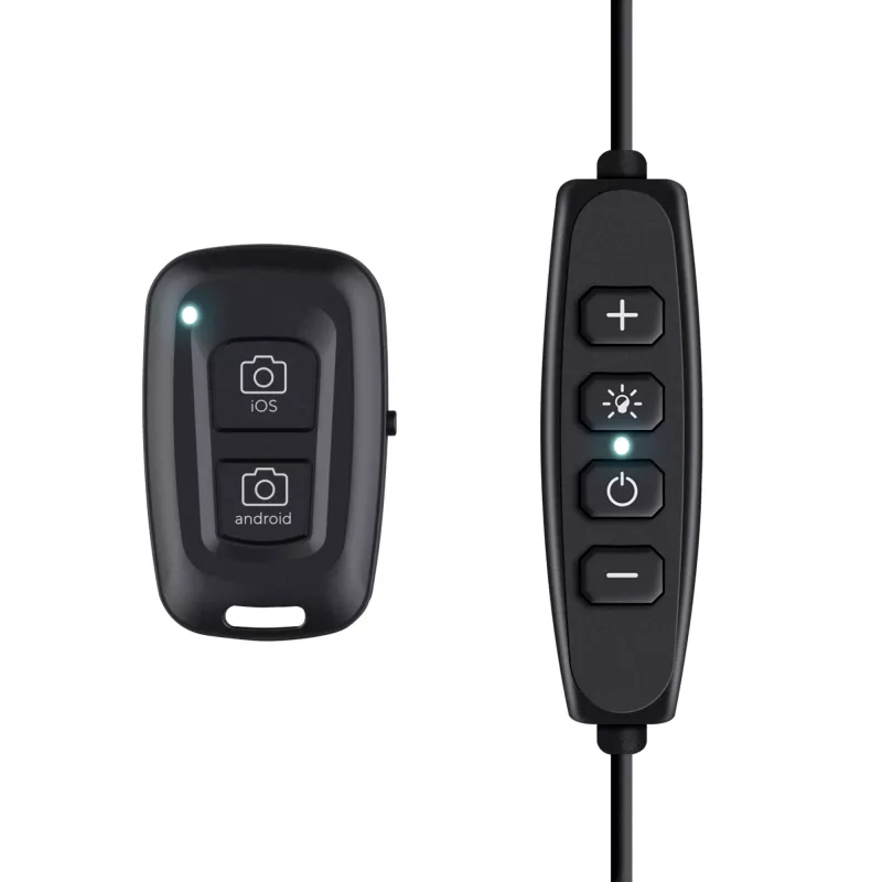 Aro de luz LED Trust Maku+ Negro/Verde 24881
