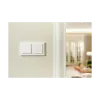 AQARA Light Switch H2 EU (2 botones, 1 canal) (WS-K07D) – Interruptor de pared Zigbee y Thread con relé