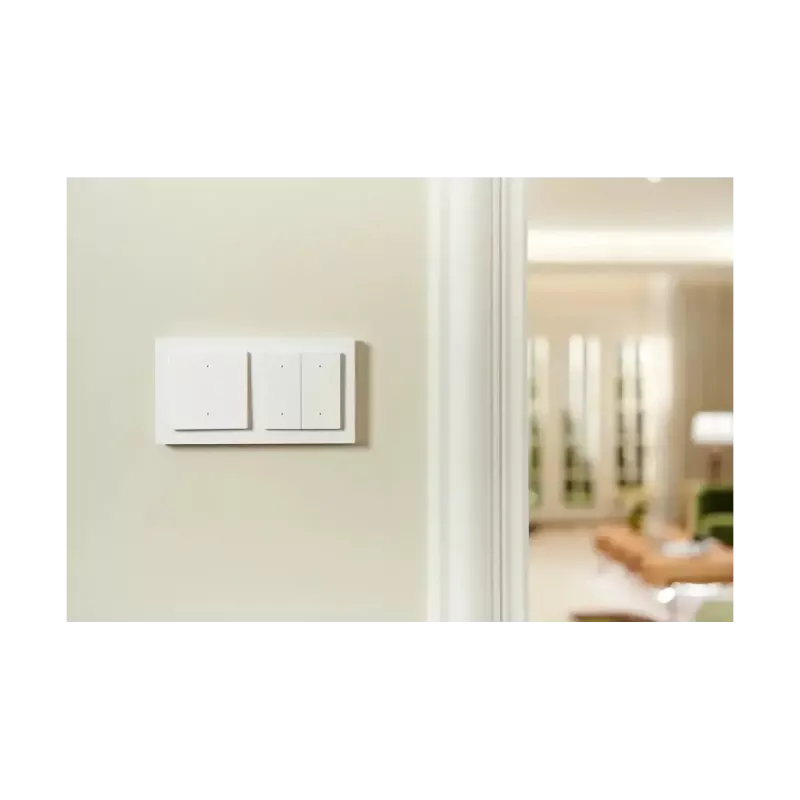 AQARA Light Switch H2 EU (2 botones, 1 canal) (WS-K07D) – Interruptor de pared Zigbee y Thread con relé
