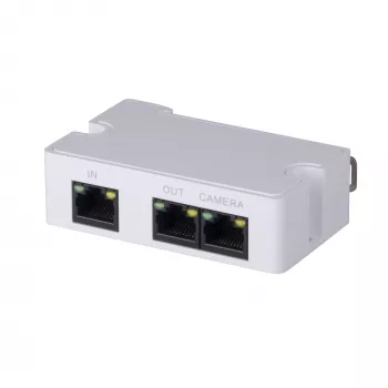 Transceptor de red DAHUA PFT1300, 10/100 Mbit/s, hasta 300 m, IEEE 802.3af/at, 79×52×23 mm, 3 W, blanco