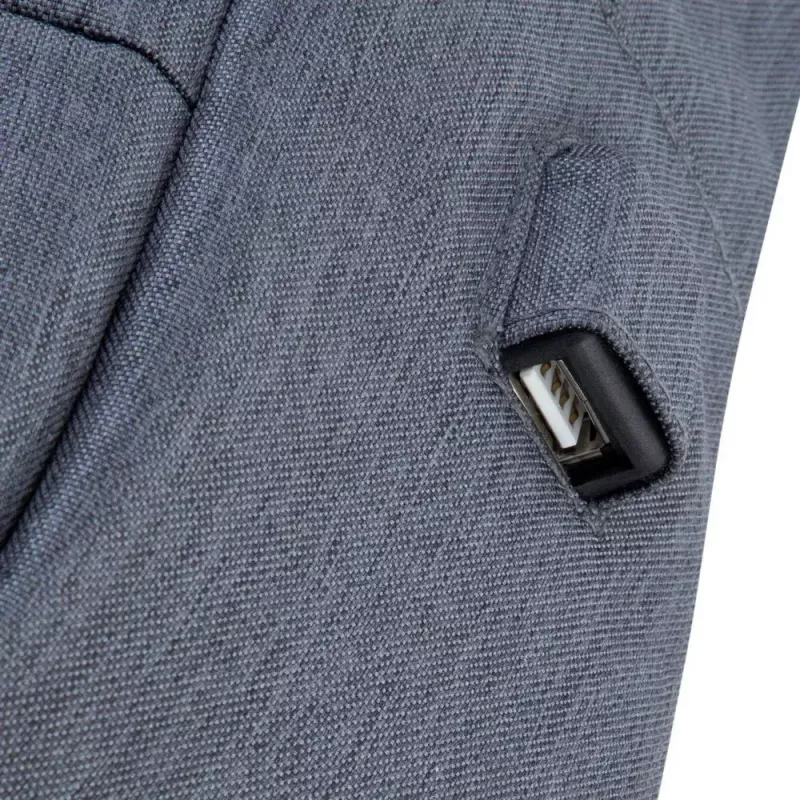 Rivacase 7562 funda antirrobo para portátil, 15,6 pulgadas (39,6 cm), gris oscuro