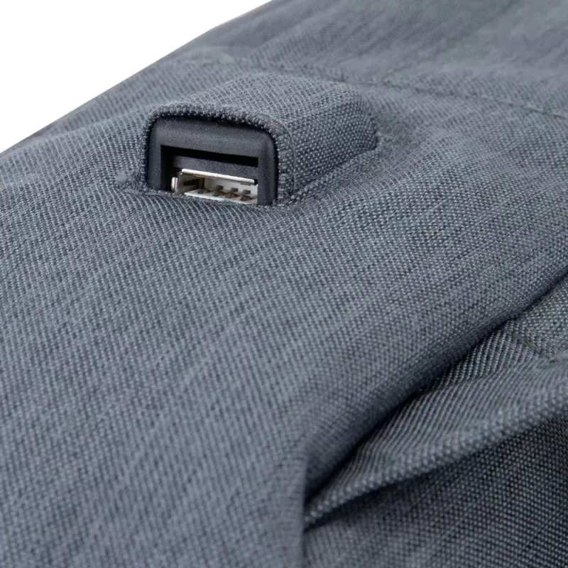 Rivacase 7562 funda antirrobo para portátil, 15,6 pulgadas (39,6 cm), gris oscuro