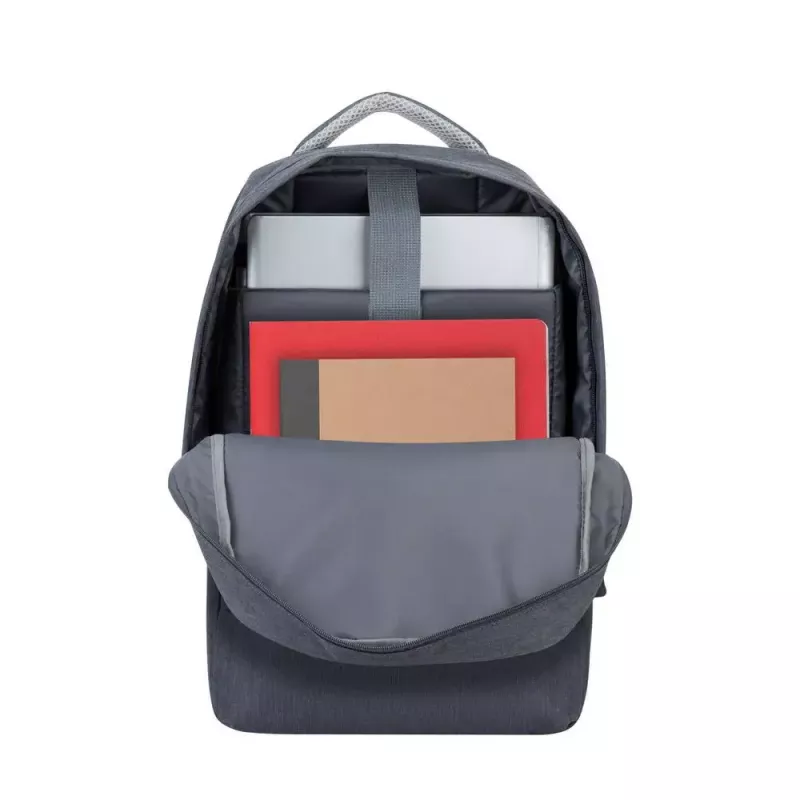 Rivacase 7562 funda antirrobo para portátil, 15,6 pulgadas (39,6 cm), gris oscuro