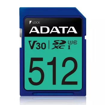 Memoria flash ADATA 512GB SDXC UHS-I Class 10 ASDX512GUI3V30S-R
