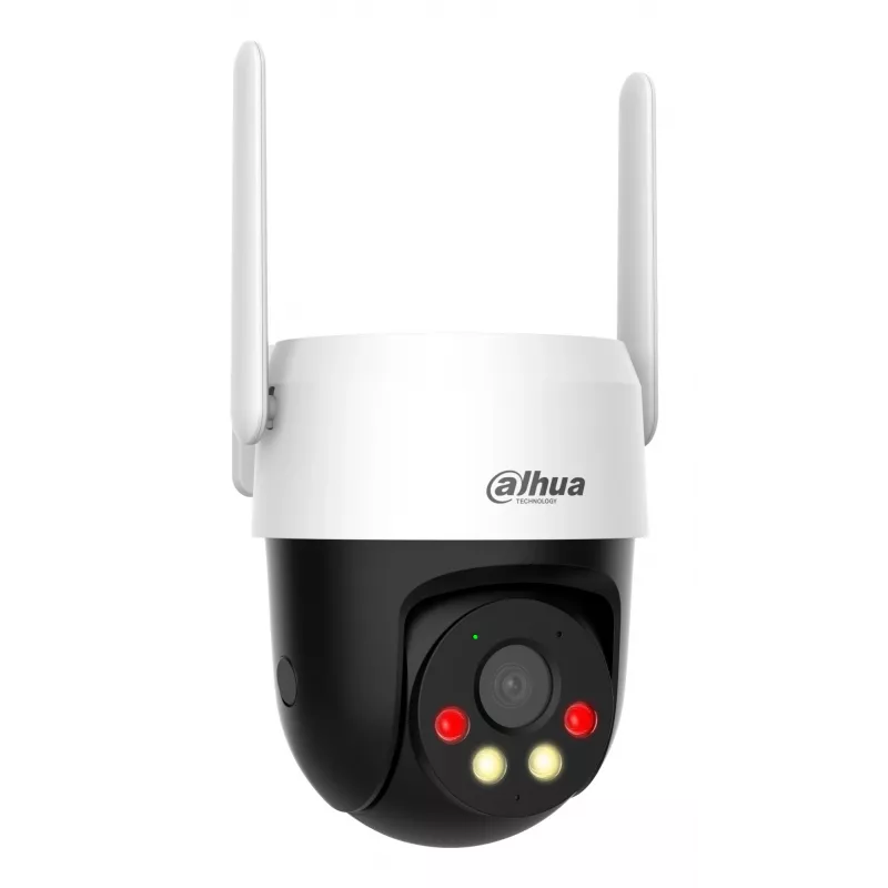 Cámara de vigilancia IP Dahua Technology 5MP Focal fija 4G Giratoria/Inclinable (4 mm, 5MP, Exterior Turret, Rotación 180°)