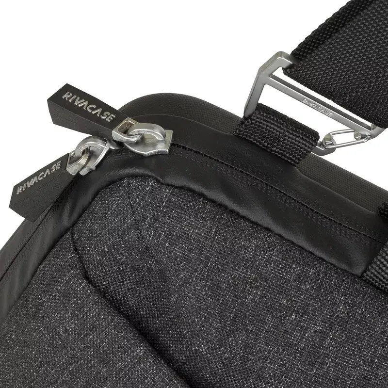 Rivacase Lantau 8823 funda para portátil, 13,3 pulgadas (33,8 cm), negro jaspeado
