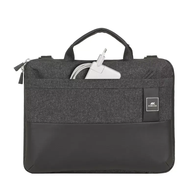 Rivacase Lantau 8823 funda para portátil, 13,3 pulgadas (33,8 cm), negro jaspeado