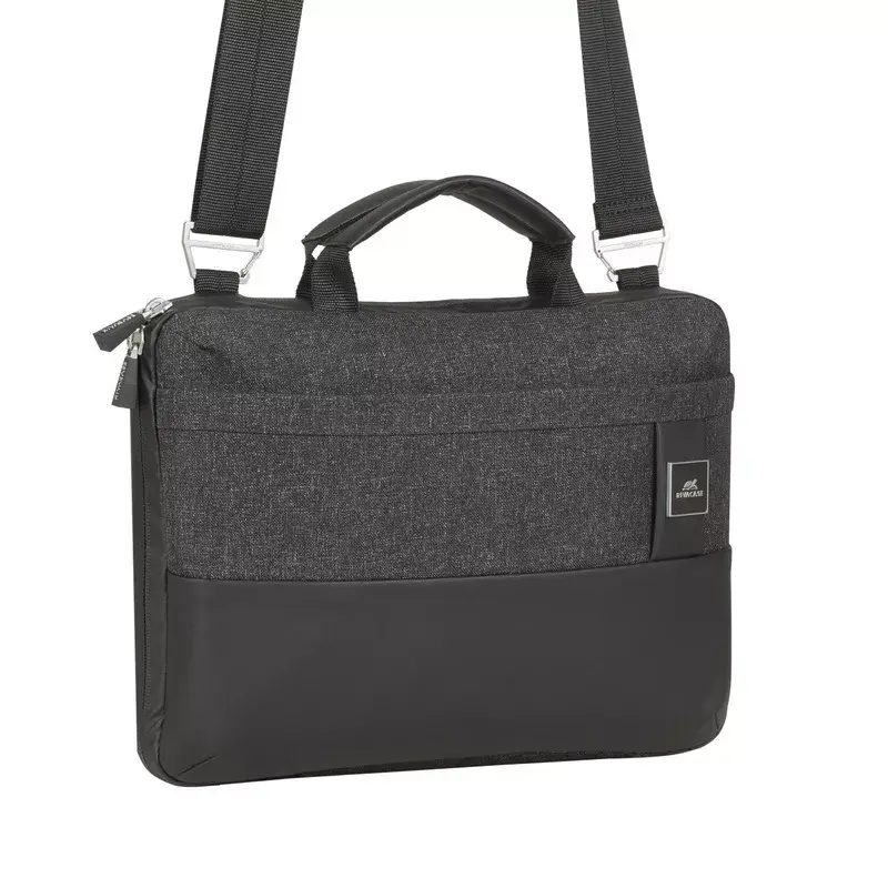 Rivacase Lantau 8823 funda para portátil, 13,3 pulgadas (33,8 cm), negro jaspeado