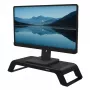 Soporte para monitor de ordenador Fellowes con 3 alturas ajustables - Elevador de monitor Hana LT - Soporte de monitor ergonómico ajustable para ordenador - Peso máx. 22,6 kg - Negro