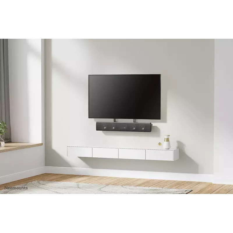 Soporte para videobar/barra de sonido Neomounts AWL29-750BL1 VESA - máx. 10 kg - universal