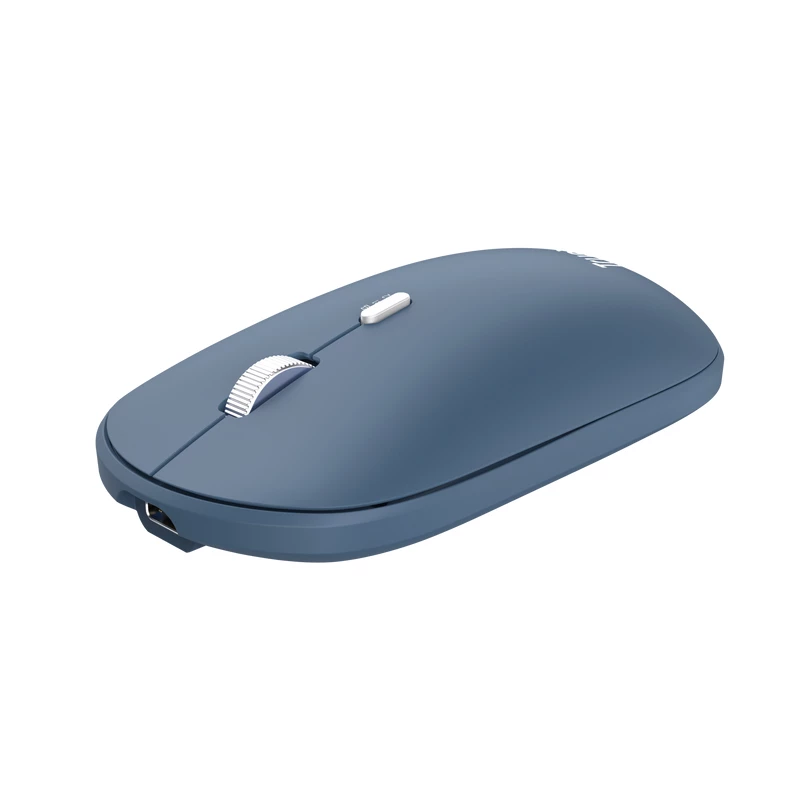 Teclado Trust Lyra con ratón incluido Oficina RF Wireless + Bluetooth QWERTY Inglés de EE. UU. Azul