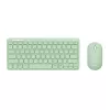 Trust Lyra 24942 kit de teclado y ratón inalámbricos, verde