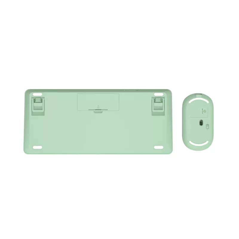 Trust Lyra 24942 kit de teclado y ratón inalámbricos, verde